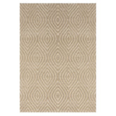 8' x 10' Beige Trellis Area Rug